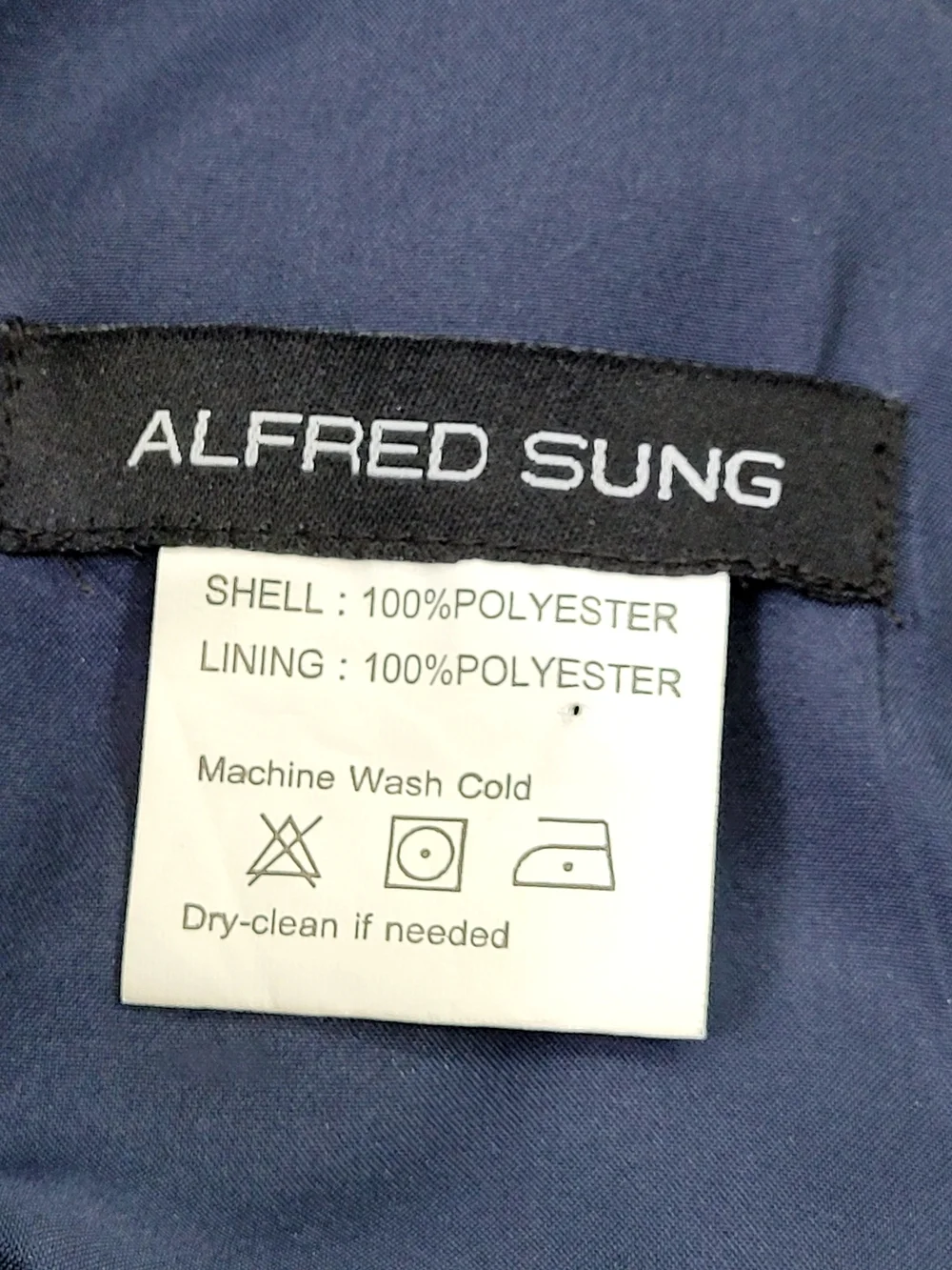 ALFRED SUNG Midnight Blue Satin Twill Bridesmaid Formal Dress 8 Gown Style D659 - Picture 7 of 10
